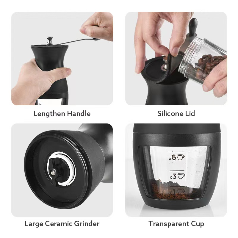 Přenosný kávovar-Mlýnek na kávu-Hrnek na kávu-Přenosné espresso stroje
